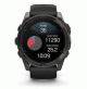 fenix 8 – 51 mm, AMOLED - Sapphire, Carbon grey DLC with Black/pebble grey silicone band - 010-02905-21 - Garmin